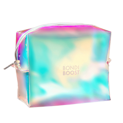 CLEAR TRAVEL BAG - HOLOGRAPHIC